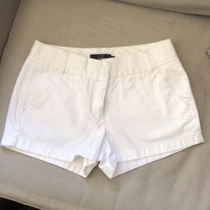 Classic white J. Crew Chino Short
